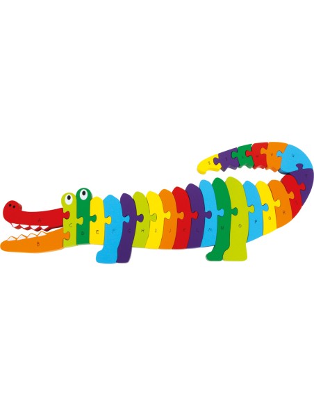 Drvene puzzle - ABC krokodil Legler®