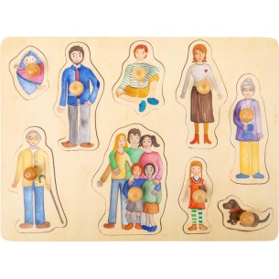 Drvene puzzle obitelj Legler®