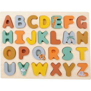 Drvene puzzle 3 D abeceda Legler®