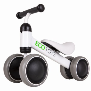 Dječji bicikl-guralica Ecotoys® - bijeli