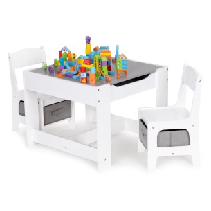 Set dječji stol i stolice sa spremnikom Ecotoys®
