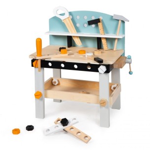Drvena radionica plava Ecotoys®