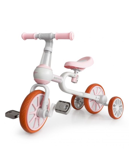 4 u 1 bicikl za ravnotežu Ecotoys® - pink - BESPLATNA DOSTAVA